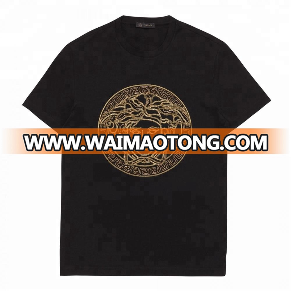 Custom Black Diy OEM Design Printed T shirts