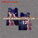 Cartoon design sublimated reversible lacrosse jersey