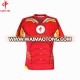 Fully sublimation Iron Man design rugby shirt , custom design rugby jersey